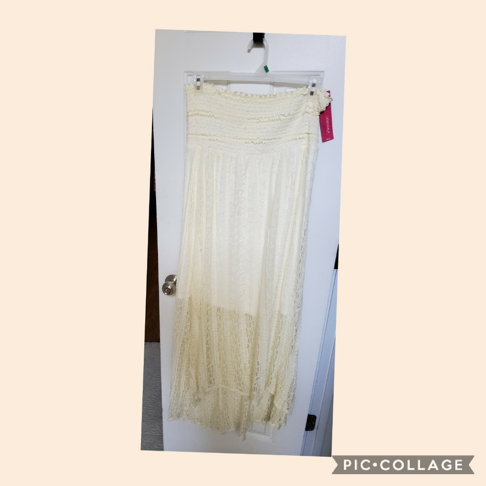 Strapless dress